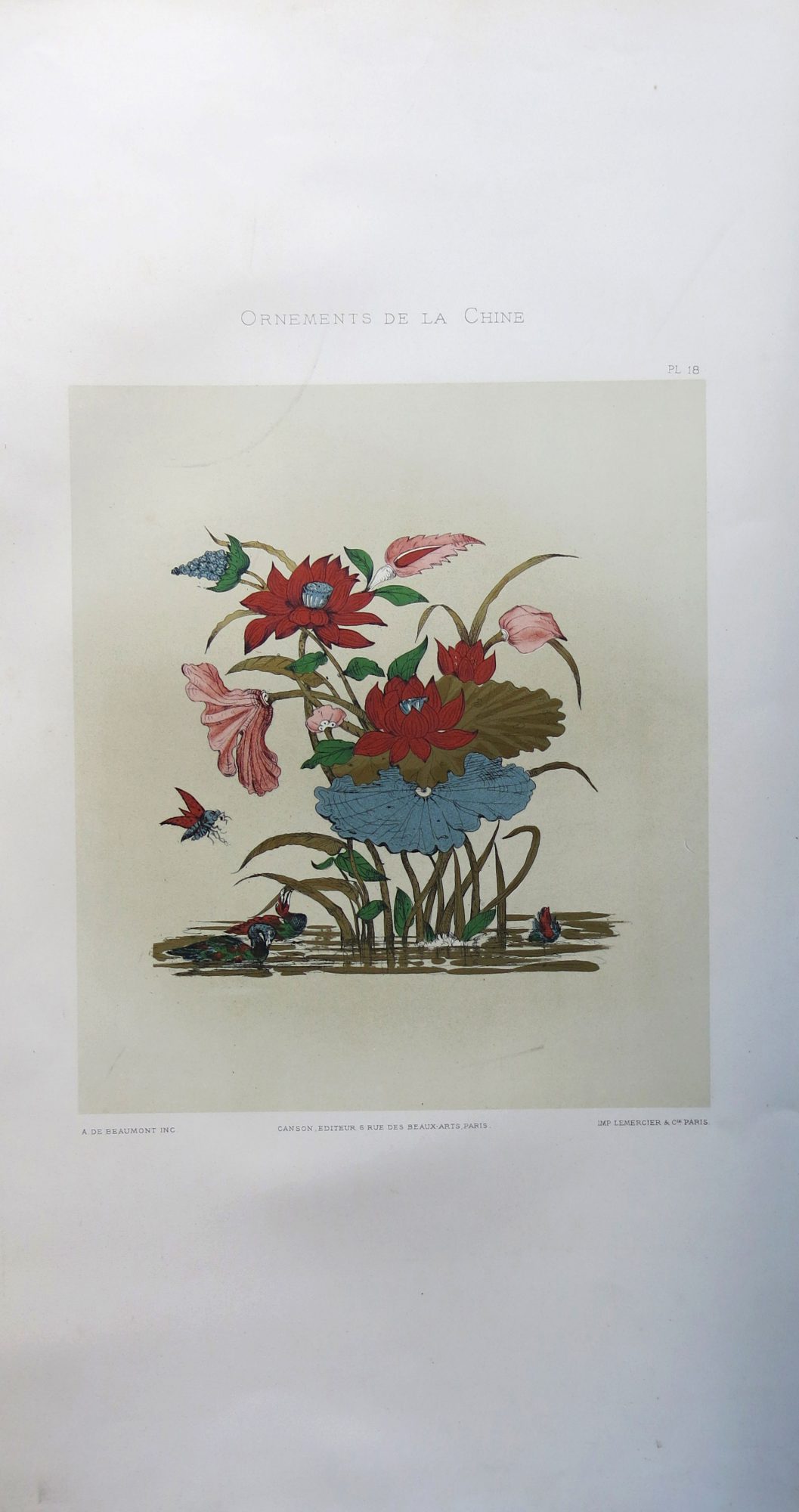 Ornements de la Chine. Recueil de dessins pour l’art et l’industrie (Encyclopédie des arts de l’Orient. Série 5)