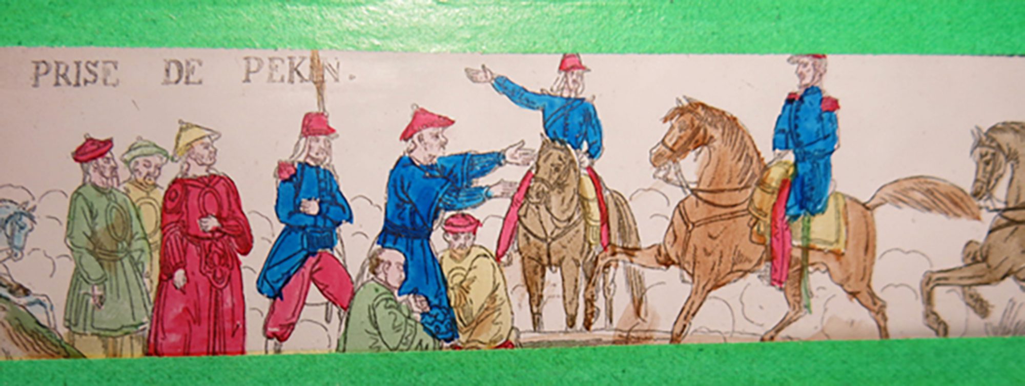 Lanternes magiques sur l’expédition de Chine et les coutumes chinoises. Magic Lantern Slides on the Expedition to China and the Chinese Customs