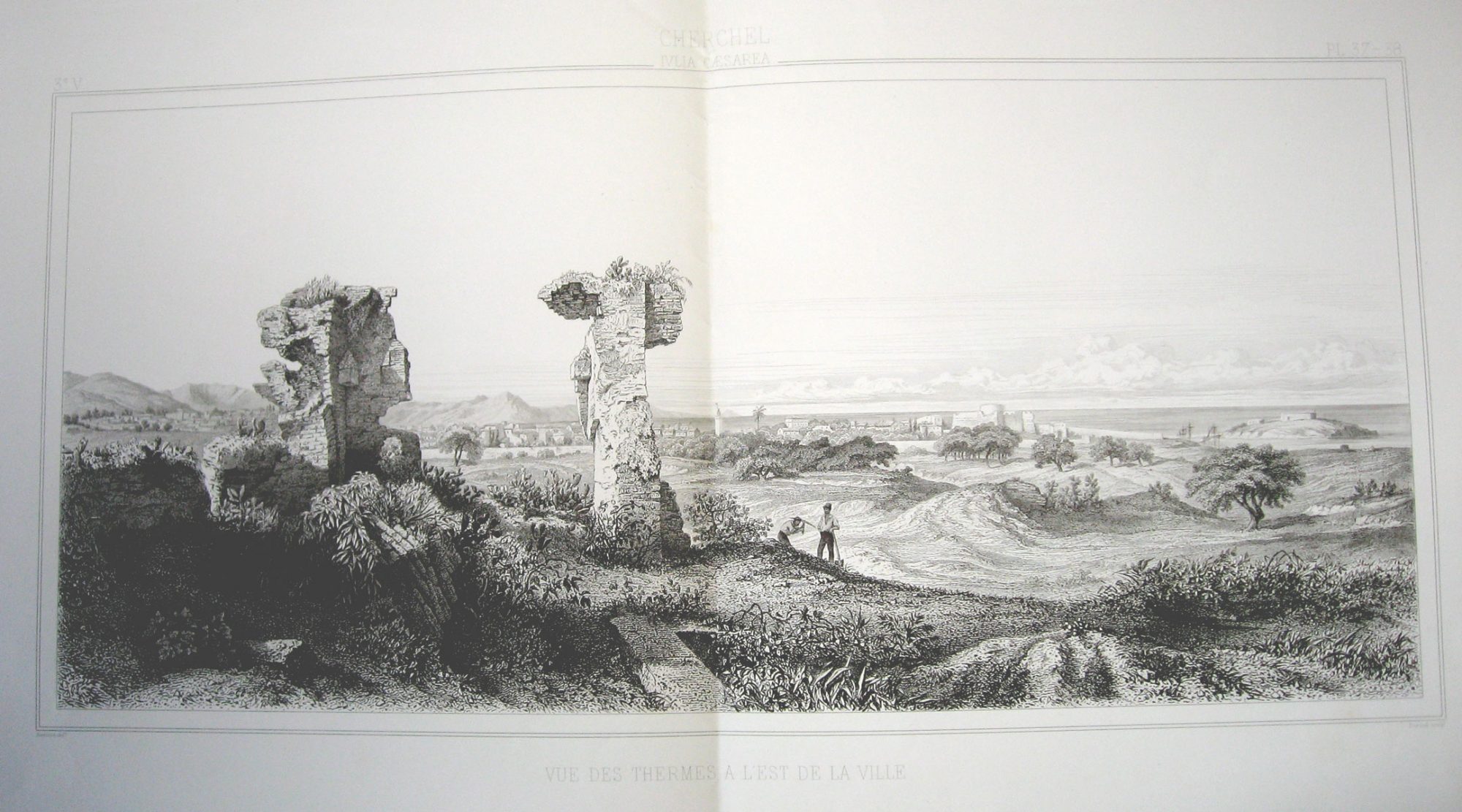 Cherchel. Lithographie